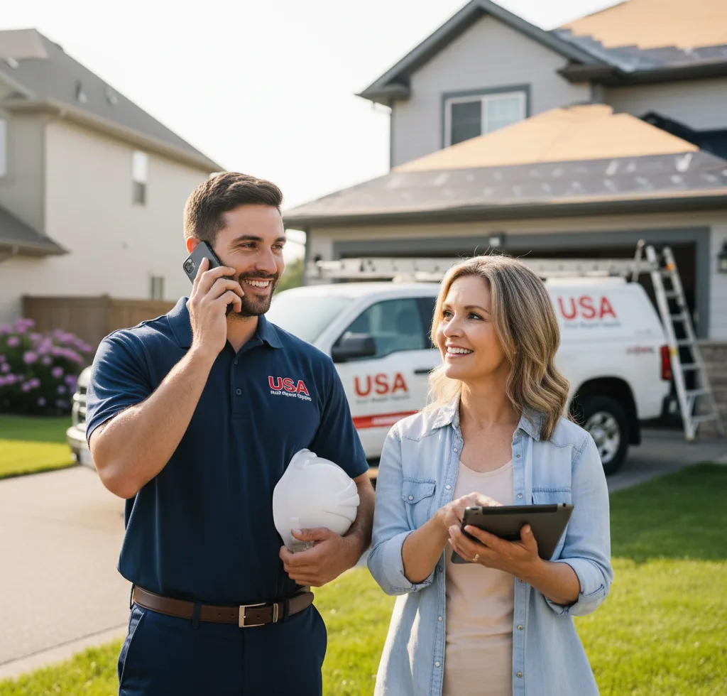 USA Roof Repair Experts customer support in Moraine